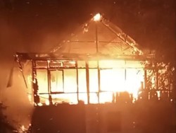 Rumah Warga di Soppeng Terbakar Diduga Akibat Puntung Rokoknya Sendiri