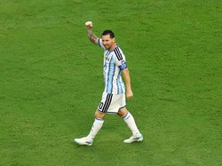 Soccer Football - FIFA World Cup 2026 - Round of 32 - Argentina v Cape Verde - Miami Stadium, Miami Gardens, Florida, U.S. - July 3, 2026 Argentina's Lionel Messi celebrates scoring their first goal REUTERS/Marco Bello     TPX IMAGES OF THE DAY
