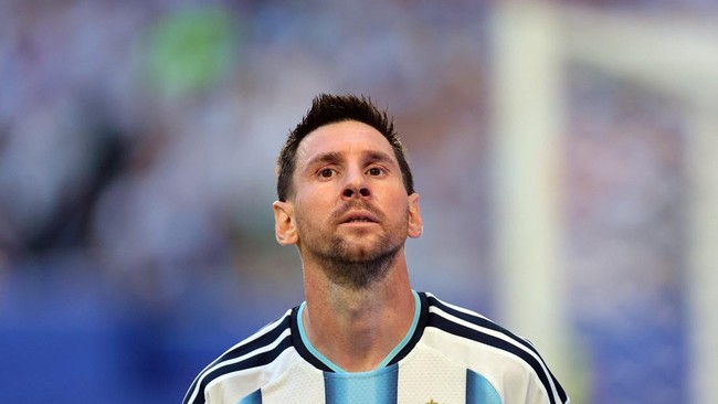 Soccer Football - FIFA World Cup 2026 - Round of 32 - Argentina v Cape Verde - Miami Stadium, Miami Gardens, Florida, U.S. - July 3, 2026 Argentina's Lionel Messi reacts after missing a chance to score IMAGN IMAGES via Reuters/Sam Navarro