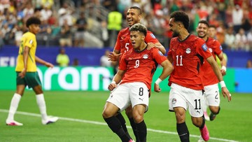 Berita Olahraga Terkini CNN Sport : Menit 13: Gol Ashour Bawa Mesir Ungguli Australia 1-0