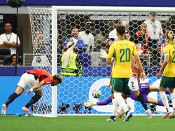 Soccer Football - FIFA World Cup 2026 - Round of 32 - Australia v Egypt - Dallas Stadium, Arlington, Texas, U.S. - July 3, 2026 Egypt's Emam Ashour scores their first goal REUTERS/Hannah Mckay