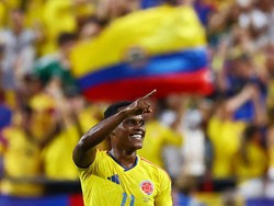 Soccer Football - FIFA World Cup 2026 - Round of 32 - Colombia v Ghana - Kansas City Stadium, Kansas City, Missouri, U.S. - July 3, 2026 Colombia's Jhon Arias celebrates scoring their first goal REUTERS/Bernadett Szabo     TPX IMAGES OF THE DAY