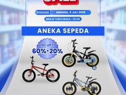 Cari Sepeda buat Anak? Di Transmart Full Day Sale, Mulai Rp 1 Jutaan