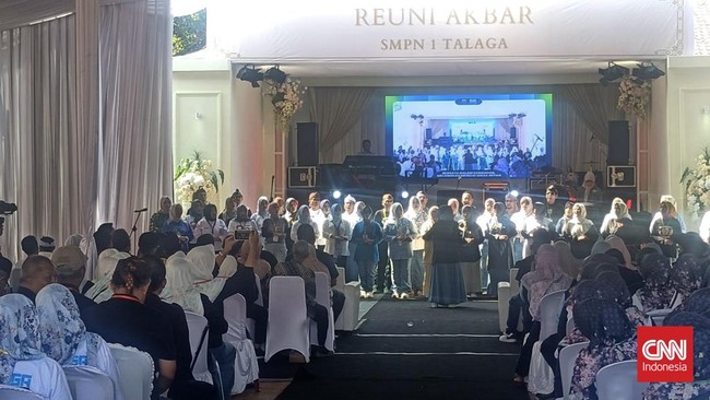 Jaksa Agung ST Burhanuddin menghadiri Reuni Akbar SMP Talaga 2026 yang digelar pada Minggu (5/7).