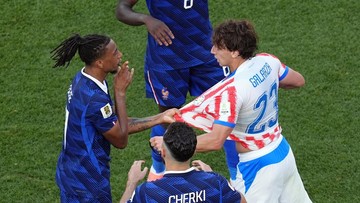 Update Eksklusif Olahraga CNN : FOTO: Prancis Menang dalam Duel Keras Lawan Paraguay