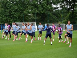 Soccer Football - FIFA World Cup 2026 - England Training - Swope Soccer Village, Kansas City, Missouri, U.S. - June 26, 2026 England's Harry Kane and teammates during training IMAGN IMAGES via Reuters/Denny Medley