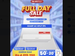 AC Split 1 PK Sharp Hemat Jutaan Rupiah di Transmart Full Day Sale