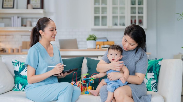 Ibu&comma; bayi&comma; dan dokter