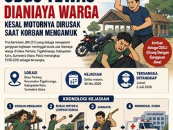 Infografis: Kronologi ODGJ di Karo Tewas Dianiaya Warga
