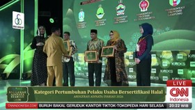 KATEGORI PERTUMBUHAN PELAKU USAHA BERSERTIFIKASI HALAL di Anugerah Adinata Syariah 2026