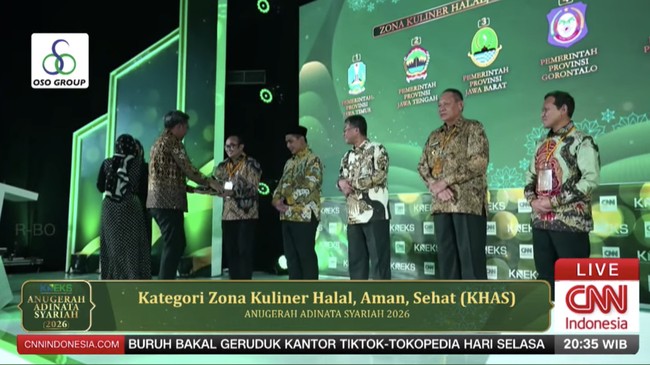 KATEGORI ZONA KULINER HALAL, AMAN, SEHAT (KHAS) di Anugerah Adinata Syariah 2026