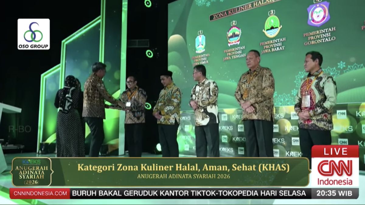 Jatim Raih Anugerah Adinata Syariah 2026 untuk Zona Kuliner Halal
