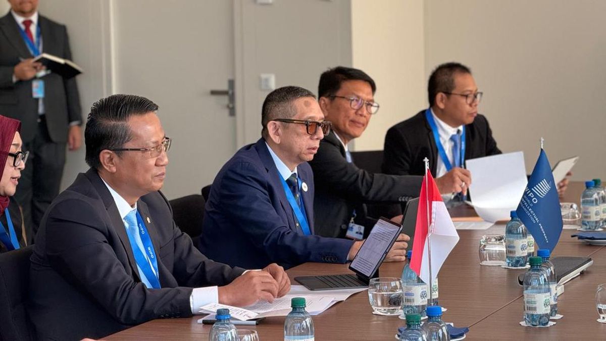 Menkum Dorong Royalti Musik dan Karya Jurnalistik di Forum WIPO Swiss