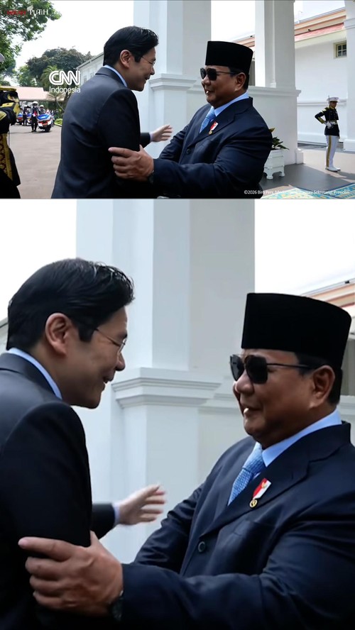 Momen Prabowo Temui PM Singapura, Bahas Kerja Sama Bilateral