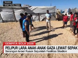 Pelipur Lara Anak-Anak Gaza Lewat Sepak Bola