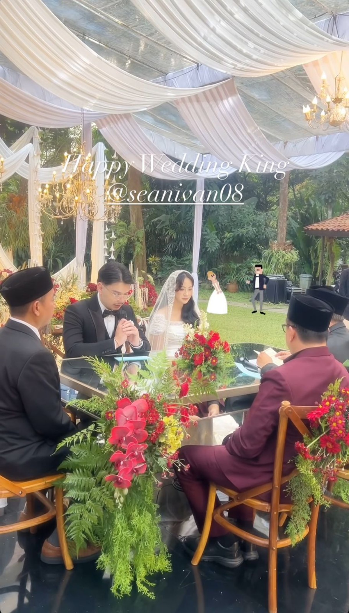 Pernikahan Sean Ivan Adik Irish Bella