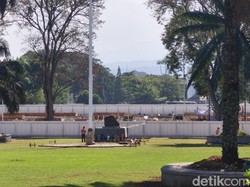 Begini Progres Pembangunan Plaza Gedung Sate