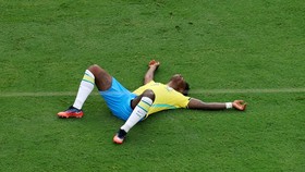 Soccer Football - FIFA World Cup 2026 - Round of 16 - Brazil v Norway - New York New Jersey Stadium, East Rutherford, New Jersey, U.S. - July 5, 2026 Brazil's Vinicius Junior looks dejected after the match as Brazil are eliminated from the World Cup