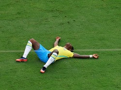Soccer Football - FIFA World Cup 2026 - Round of 16 - Brazil v Norway - New York New Jersey Stadium, East Rutherford, New Jersey, U.S. - July 5, 2026 Brazil's Vinicius Junior looks dejected after the match as Brazil are eliminated from the World Cup