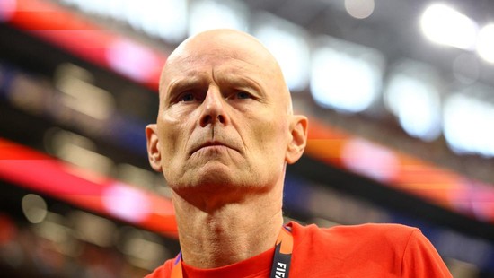 Soccer Football - FIFA World Cup 2026 - Round of 32 - Ivory Coast v Norway - Dallas Stadium, Arlington, Texas, U.S. - June 30, 2026 Norway coach Stale Solbakken after the half time whistle REUTERS/Hannah Mckay