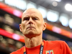 Soccer Football - FIFA World Cup 2026 - Round of 32 - Ivory Coast v Norway - Dallas Stadium, Arlington, Texas, U.S. - June 30, 2026 Norway coach Stale Solbakken after the half time whistle REUTERS/Hannah Mckay