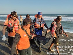Bocah Terseret Ombak Pantai Goa Cemara Bantul Ditemukan Tewas di Kulon Progo