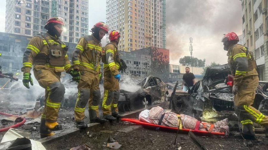 UKRAINE-CRISIS/ATTACK-KYIV