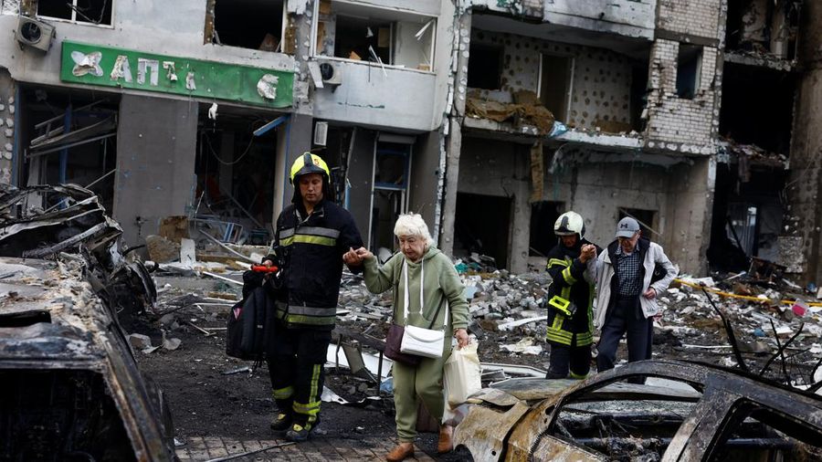 UKRAINE-CRISIS/ATTACK-KYIV