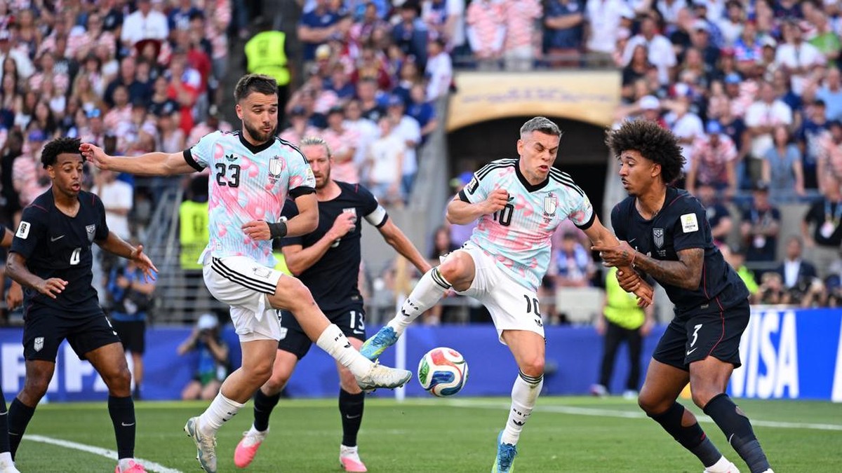 Timnas Belgia menghajar Amerika Serikat di Piala Dunia 2026.