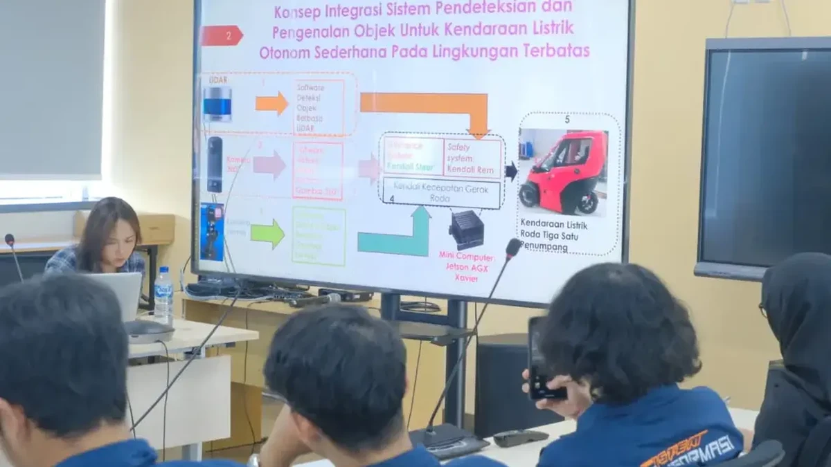 RI Bikin Kendaraan Listrik Otonom Roda 3, Penampakannya Tak Terduga