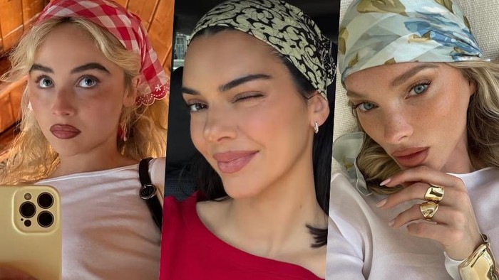 8 Gaya Head Scarf Para Artis Hollywood, Aksesori Klasik yang Kembali Jadi Tren