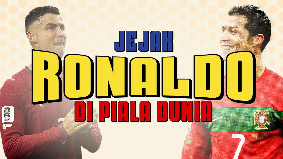 INFOGRAFIS: Jejak Ronaldo di Piala Dunia