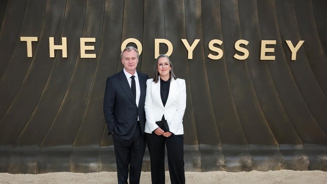 Christopher Nolan akhinya memperkenalkan The Odyssey dalam premier di London pada Senin (6/7) malam waktu setempat.