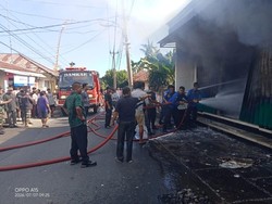 Warung Sembako di Buleleng Ludes Terbakar, Kerugian Capai Rp 500 Juta