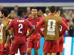Soccer Football - FIFA World Cup 2026 - Round of 16 - Portugal v Spain - Dallas Stadium, Arlington, Texas, U.S. - July 6, 2026 Portugal's Cristiano Ronaldo looks dejected after the match as Portugal are eliminated from the World Cup REUTERS/Hannah Mc
