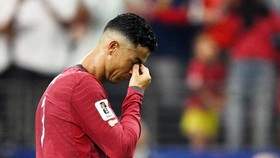 Soccer Football - FIFA World Cup 2026 - Round of 16 - Portugal v Spain - Dallas Stadium, Arlington, Texas, U.S. - July 6, 2026 Portugal's Cristiano Ronaldo looks dejected after the match as Portugal are eliminated from the World Cup IMAGN IMAGES via