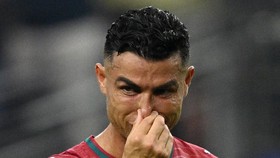 Soccer Football - FIFA World Cup 2026 - Round of 16 - Portugal v Spain - Dallas Stadium, Arlington, Texas, U.S. - July 6, 2026 Portugal's Cristiano Ronaldo looks dejected after the match as Portugal are eliminated from the World Cup IMAGN IMAGES via