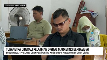 VIDEO: Tunanetra Dibekali Pelatihan Digital Marketing Berbasis AI