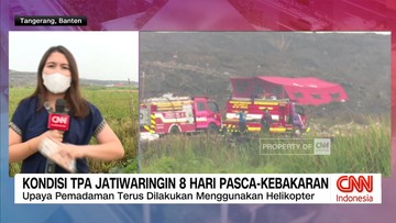 VIDEO: Kondisi TPA Jatiwaringin 8 Hari Pascakebakaran