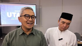 Wali Kota Bandung Muhammad Farhan dan wakilnya, Erwin.