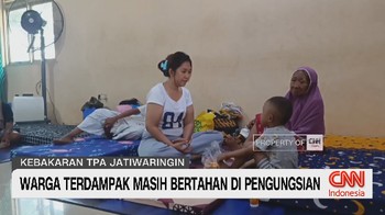 Warga Terdampak Kebakaran TPA Jatiwaringin Masih Bertahan di Pengungsian