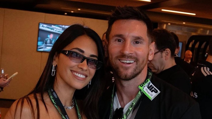 Antonela Roccuzzo dan Lionel Messi