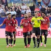 Soccer Football - FIFA World Cup 2026 - Round of 16 - Argentina v Egypt - Atlanta Stadium, Atlanta, Georgia, U.S. - July 7, 2026 Egypt's Mohamed Salah remonstrates with referee Francois Letexier after Argentina's Enzo Fernandez scores their third goa