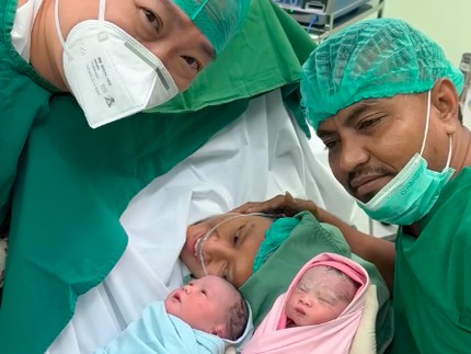 Tuhan Maha Baik! 22 Tahun Menanti, Pasangan Asal Sumenep Diberi Anak Kembar