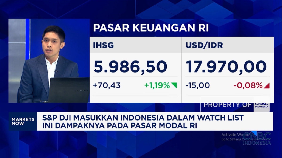 Video: Nasib Pasar Modal RI Saat Indonesia Masuk Watchlist SdanP DJI 