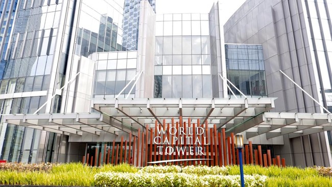 Gedung World Capital Tower di Lingkar Mega Kuningan. Jakarta