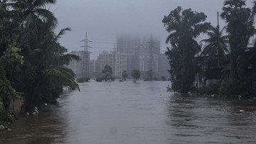 FOTO: India Dilanda Monsun Ekstrem, saat PM Modi Lawatan ke RI