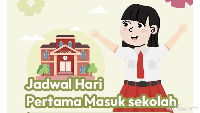 Jadwal Hari Pertama Masuk Sekolah Wilayah DKI Jakarta hingga Jawa Timur