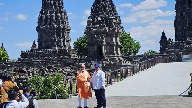 Modi Janji ke Prabowo, Restorasi Candi Prambanan Rampung Sebelum 2029