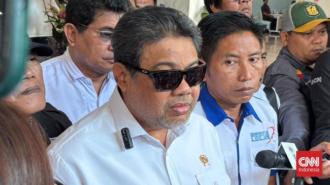 Menteri Keuangan Purbaya Yudhi Sadewa menerima Penasihat Khusus Presiden Bidang Ketenagakerjaan dan Kesejahteraan Buruh yang juga Presiden Konfederasi Serikat Pekerja Indonesia (KSPI) Said Iqbal di kantornya pada Rabu (8/7).
